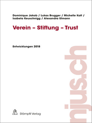 cover image of Verein--Stiftung--Trust